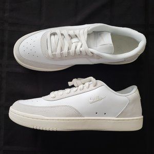 🔥3 x Host Pick🔥NEW Nike Court Vintage Premium CW7586 100 Men's White/Grey Sz 9